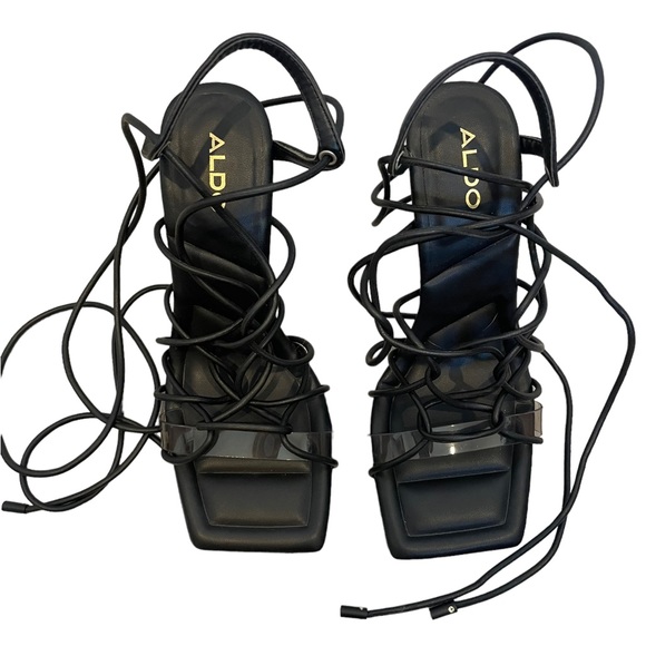 NWT Aldo Truelove Tie Up Heels - Picture 8 of 16